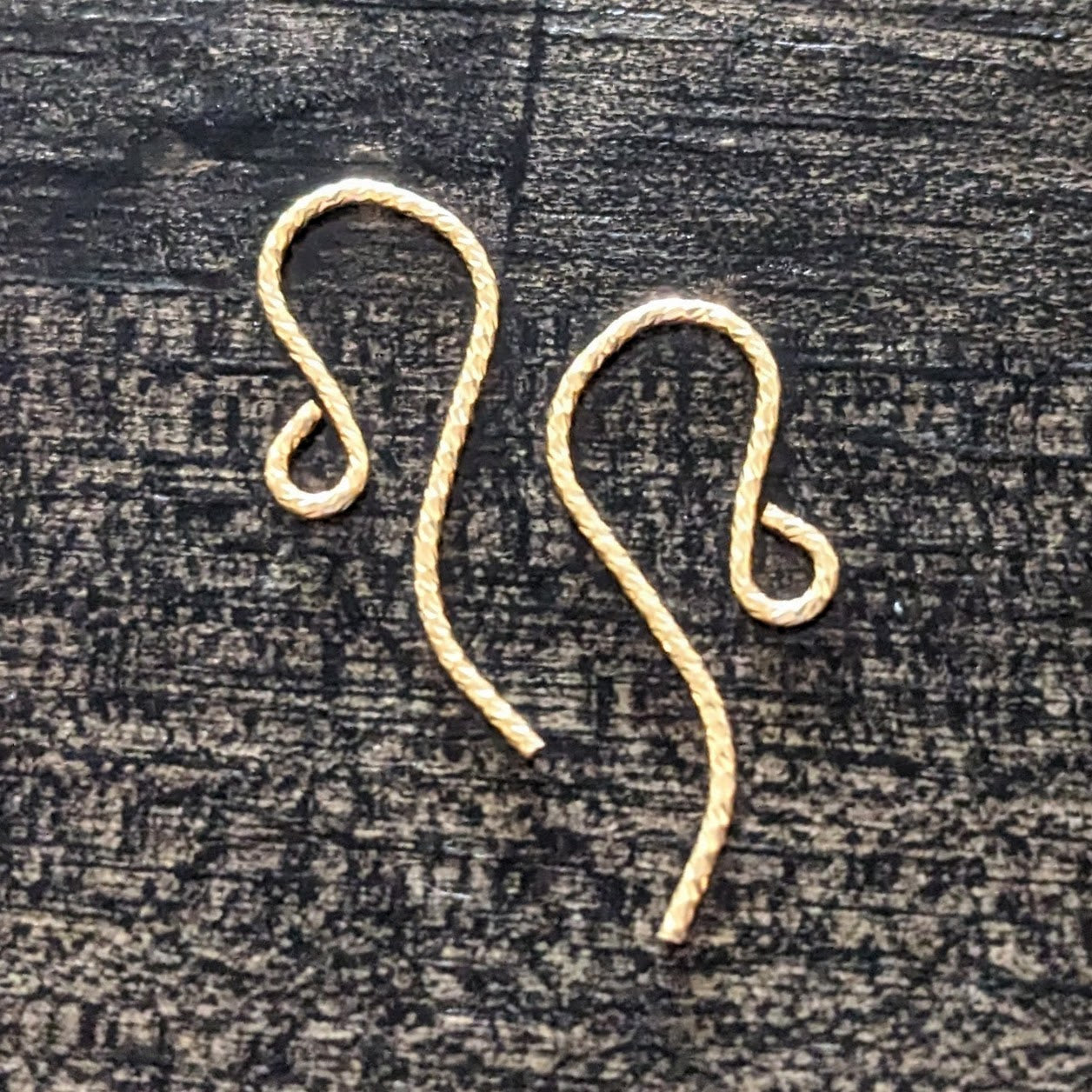 CLEARANCE French SPARKLE Ear Wires, 21 gauge, 20mm x 11mm - sold by the pair