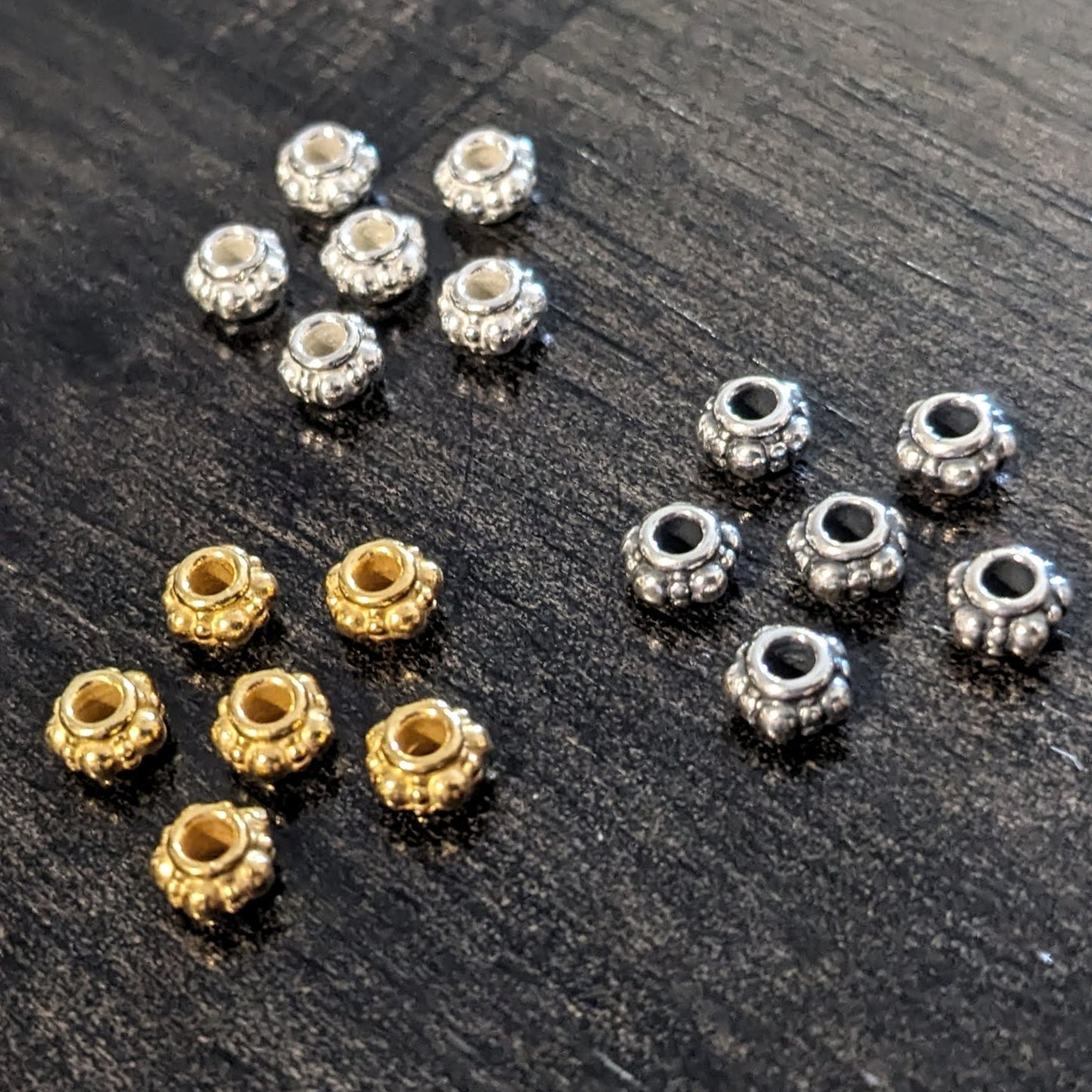Rondelle Spacer Beads, 3mm x 5mm (1.5mm hole) - sold individually