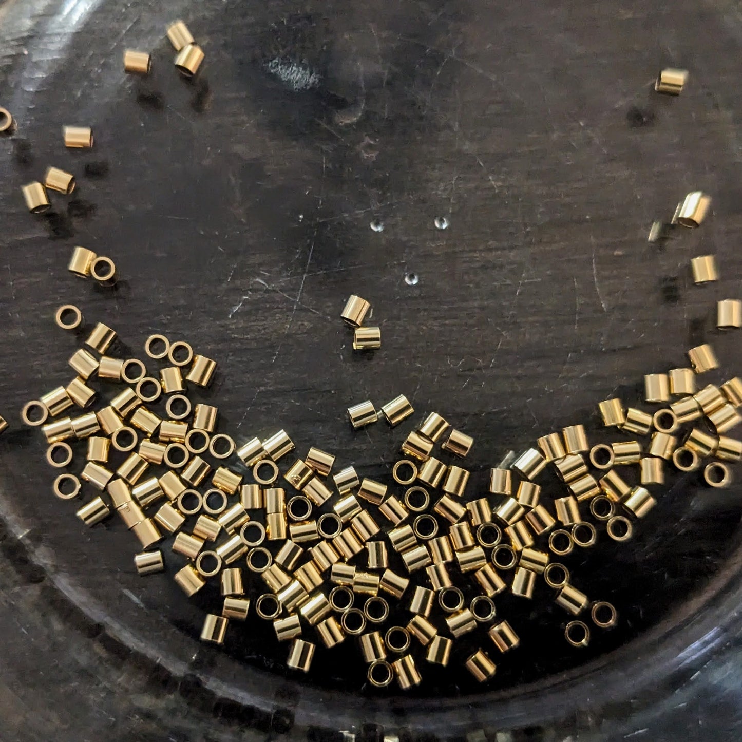 Crimp Tubes (2mm x 2mm) & Crimp Covers (3mm) - sold in sets of 10