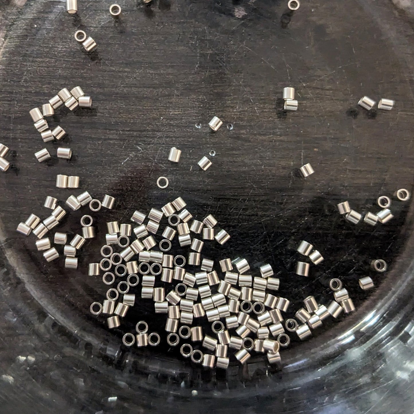 Crimp Tubes (2mm x 2mm) & Crimp Covers (3mm) - sold in sets of 10