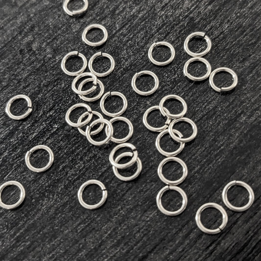 Open Round Jump Rings in Sterling or 14kt Gold Filled - sold individually