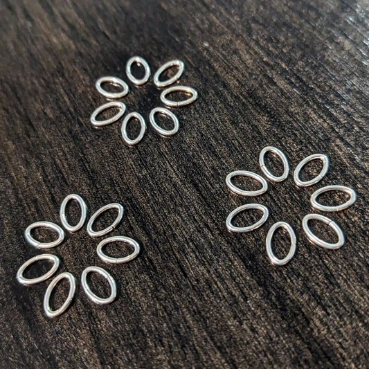Open Oval Jump Rings - sold in sets of 10
